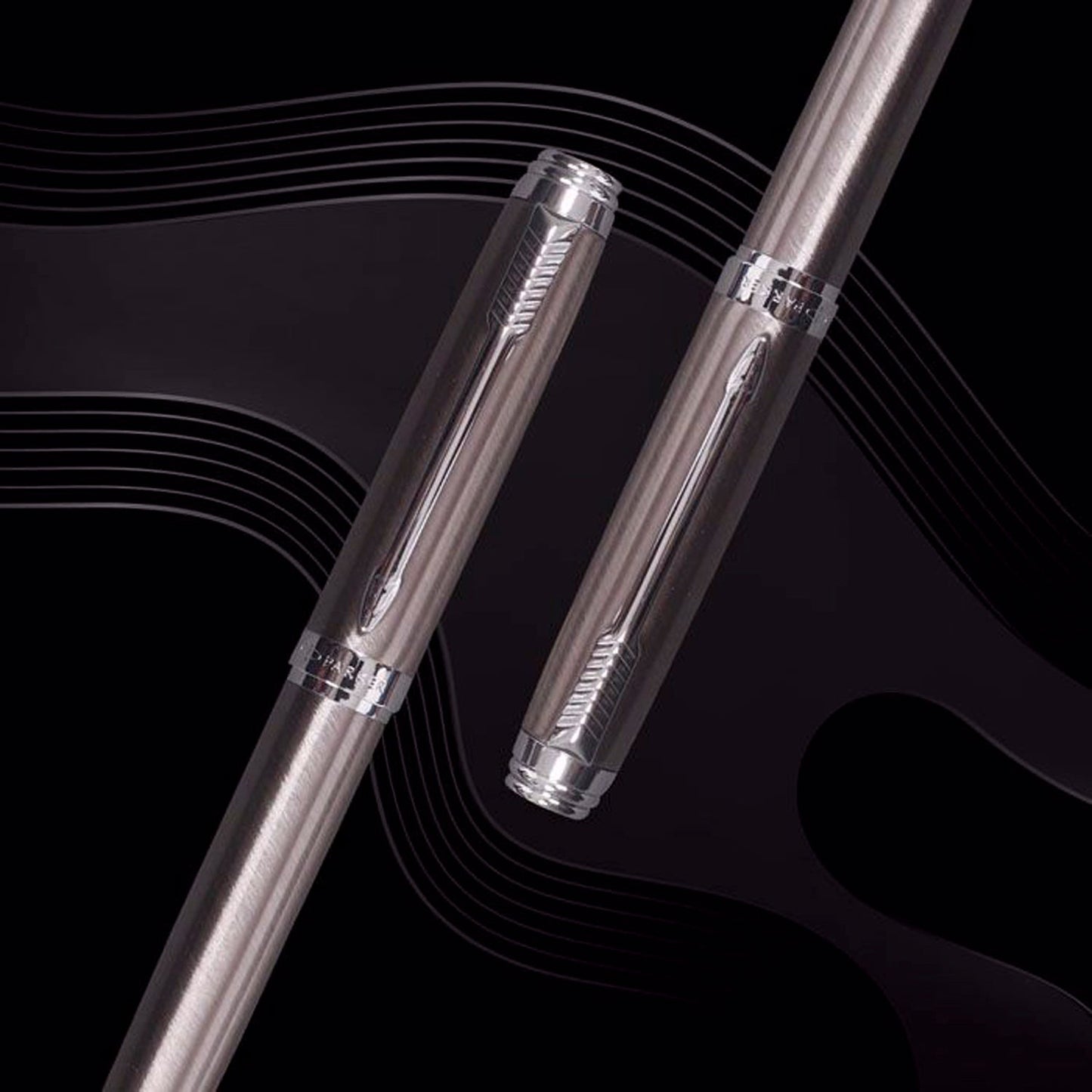 Parker Ambient Gun Metal CT Roller Ball Pen 9000032911