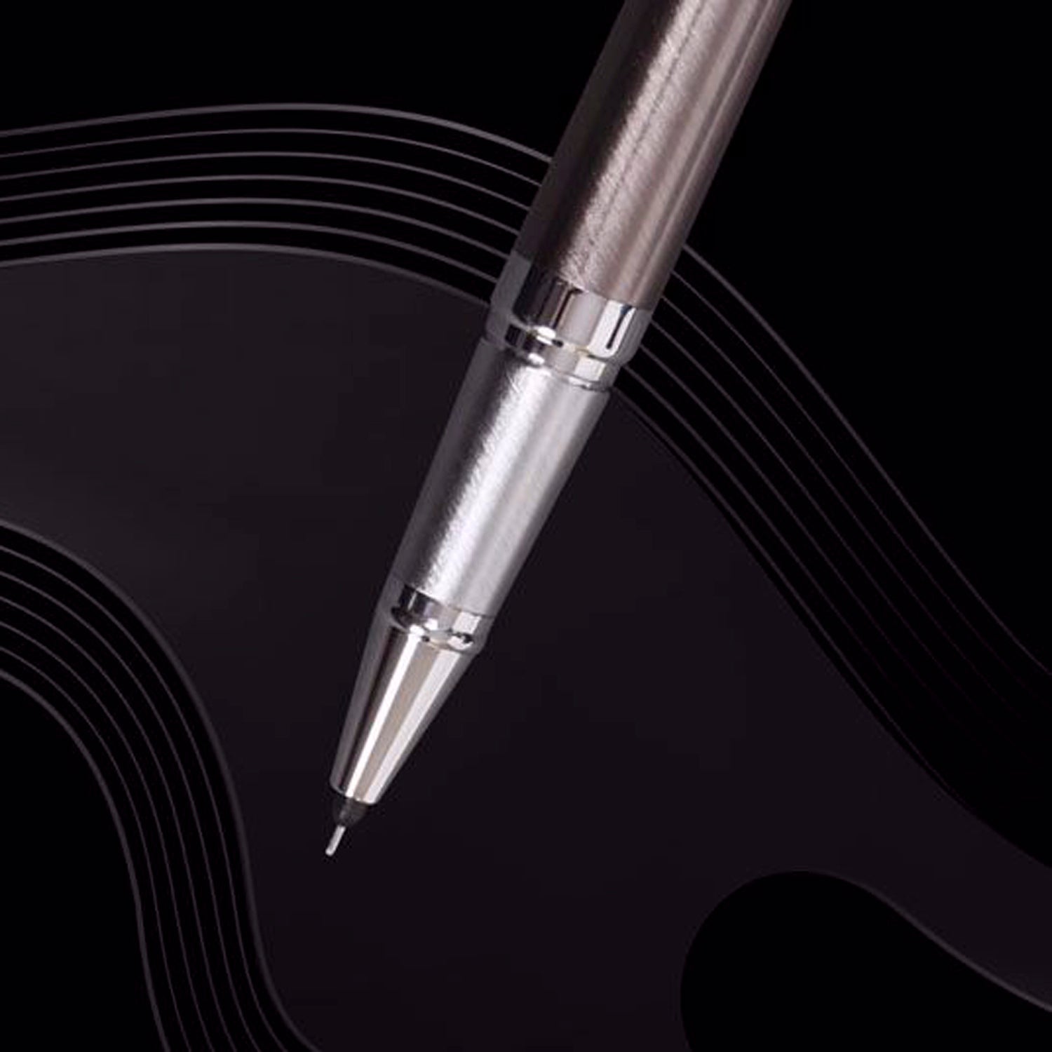 Parker Ambient Gun Metal CT Roller Ball Pen 9000032911