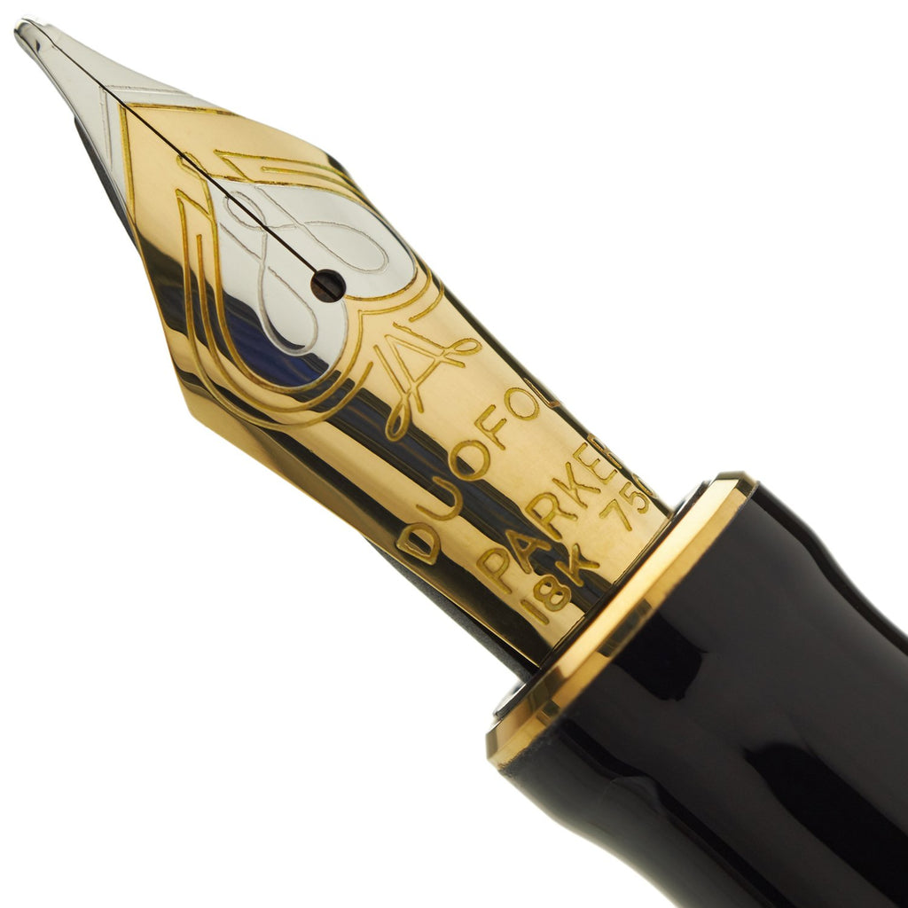 Parker Duofold Classic Black GT Fountain Pen | USA | Onlinemantra.in