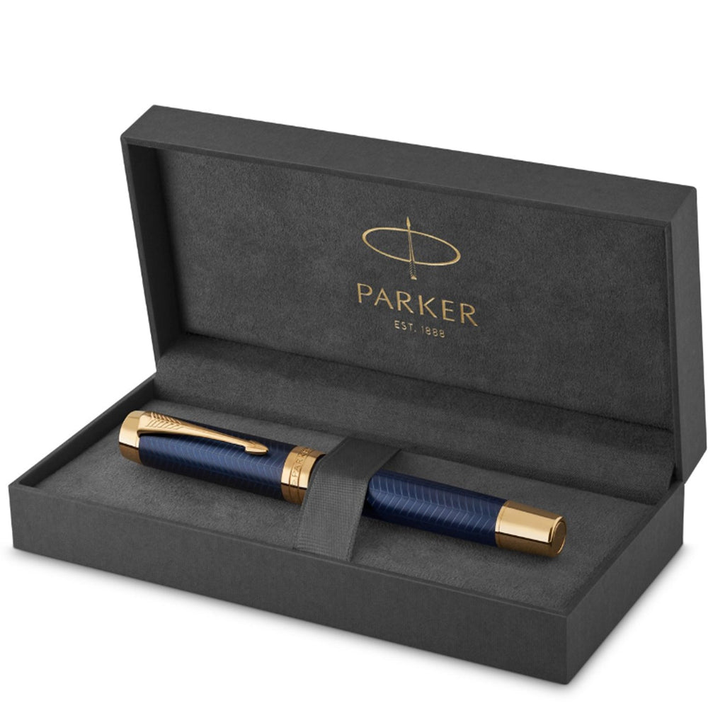 Parker Premium Duofold Prestige Blue Chevron GT Fountain Pen