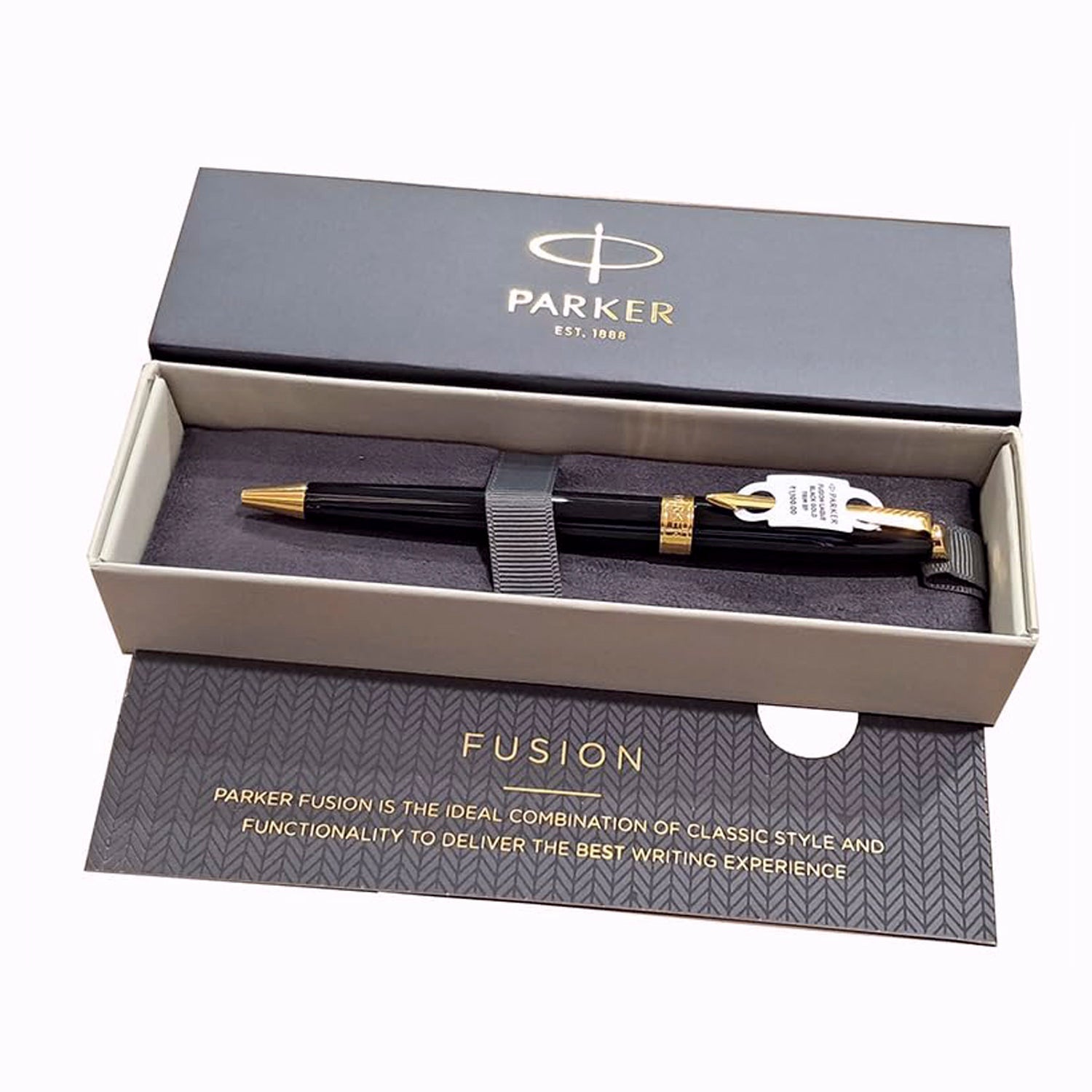 Parker Fusion Lacque Black GT Ballpoint Pen 9000034436