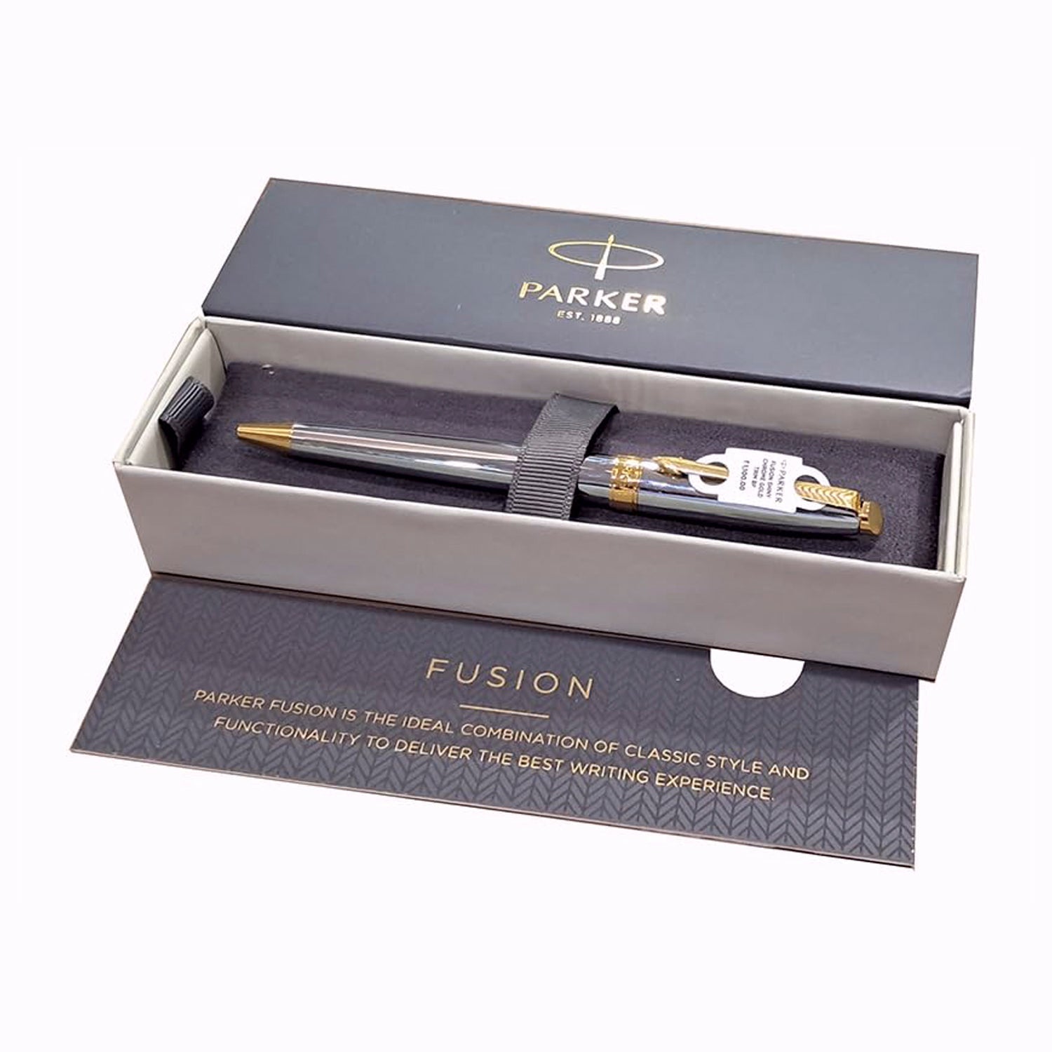 Parker Fusion Shiny Chrome GT Ballpoint Pen 9000034434