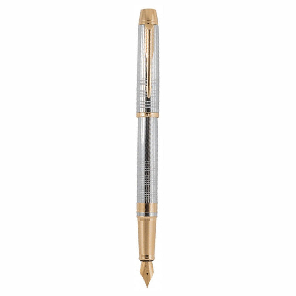 Parker Odyssey Shiny Chrome Chiselled GT Fountain Pen