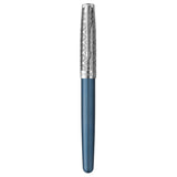 Parker Premium Sonnet Metal & Blue Lacquer CT Fountain Pen