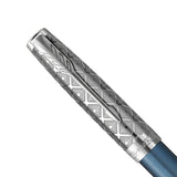 Parker Premium Sonnet Metal & Blue Lacquer CT Fountain Pen