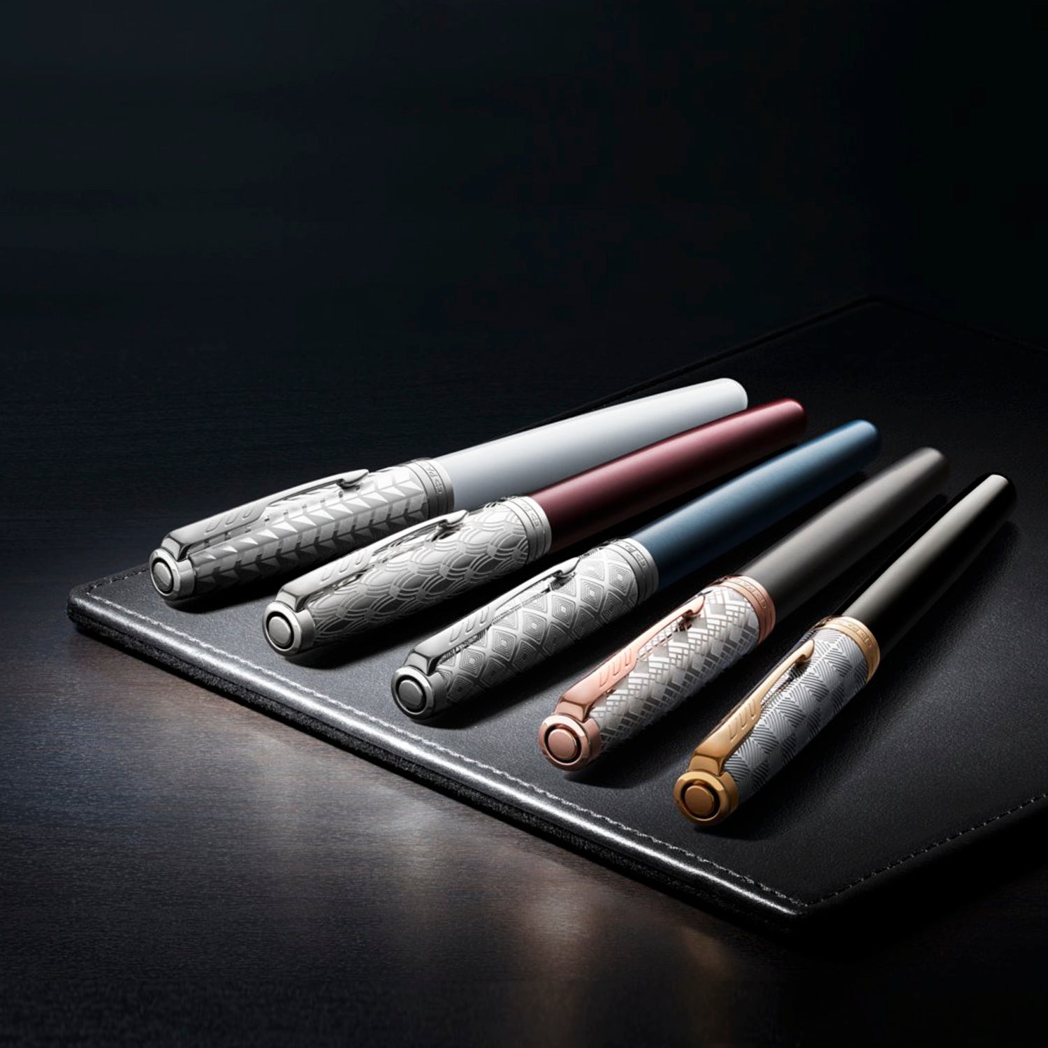 Parker Premium Sonnet Metal & Blue Lacquer CT Fountain Pen