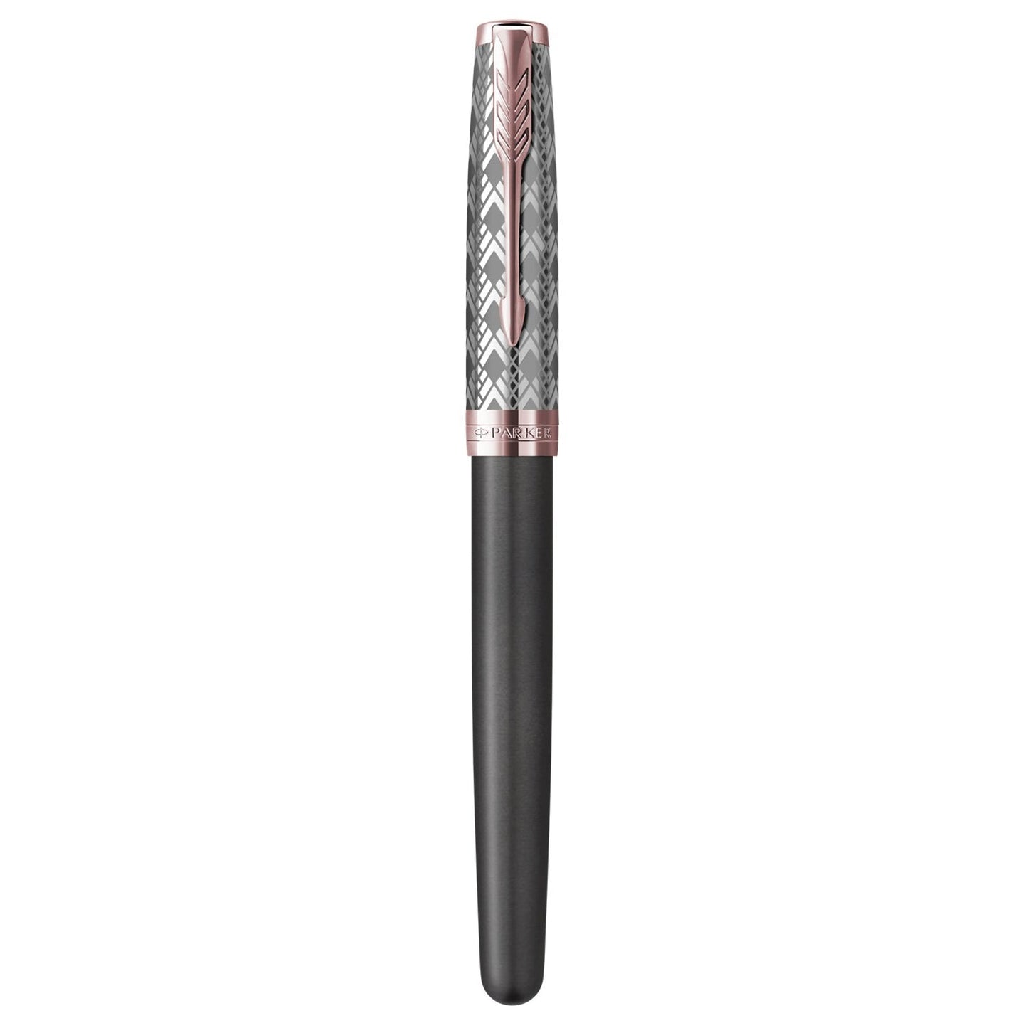 Parker Premium Sonnet Metal & Grey Lacquer CT Fountain Pen