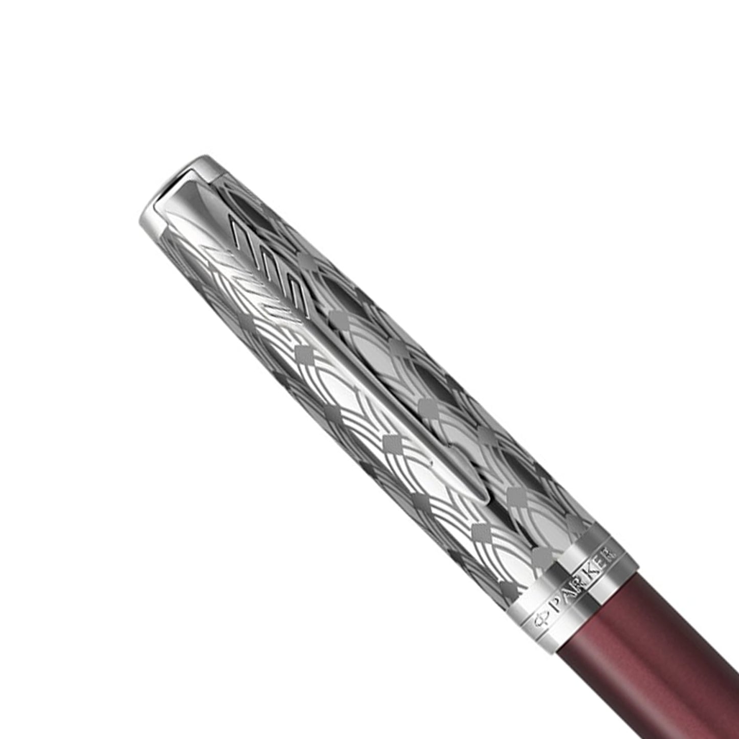 Parker Premium Sonnet Metal & Red Lacquer CT Fountain Pen