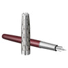 Parker Premium Sonnet Metal & Red Lacquer CT Fountain Pen