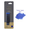 Parker Quink Ink Cartridge (Blue - Pack of 3). Filled with smooth, rich and vivid blue ink.