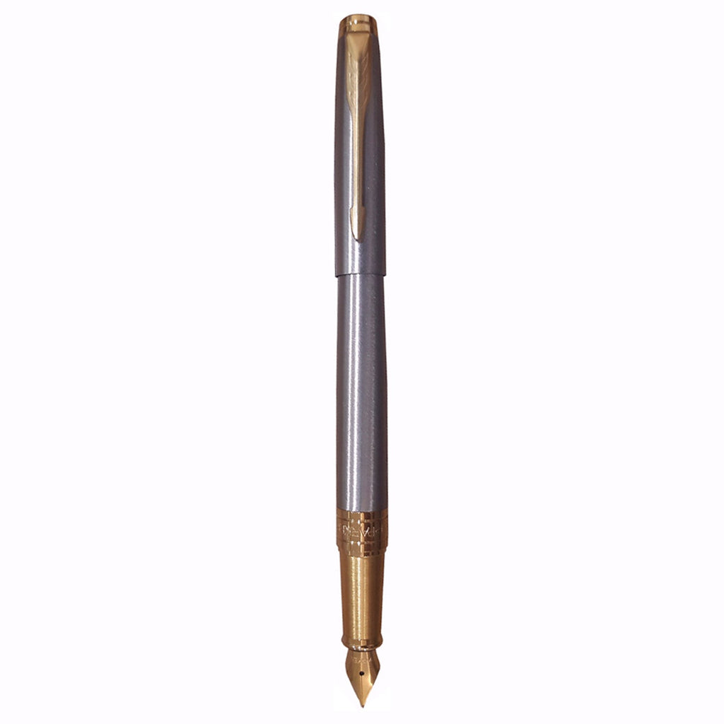 Parker Aster Brushed Metal GT Fountain Pen