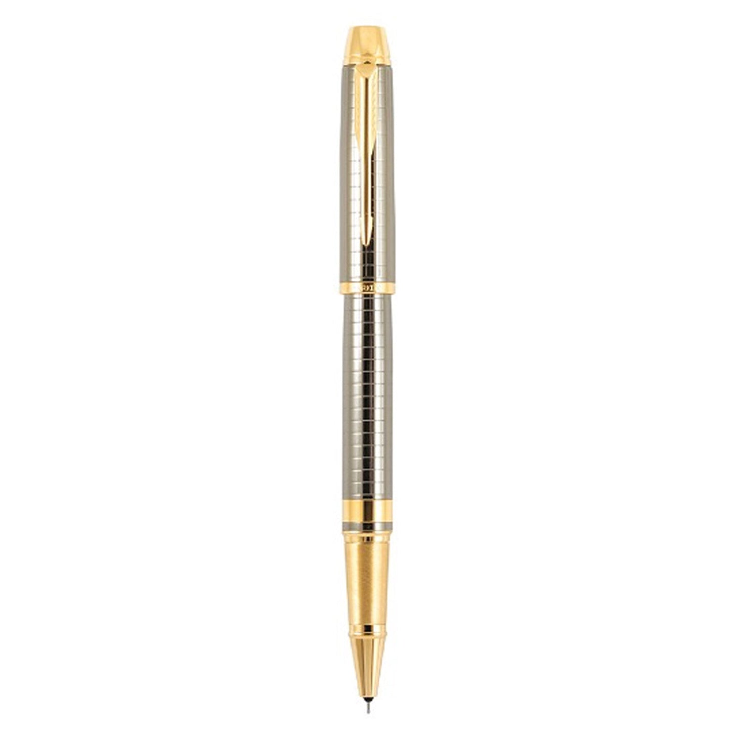 Parker Odyssey Gun Metal Chiseled GT Roller Ball Pen 9000025868