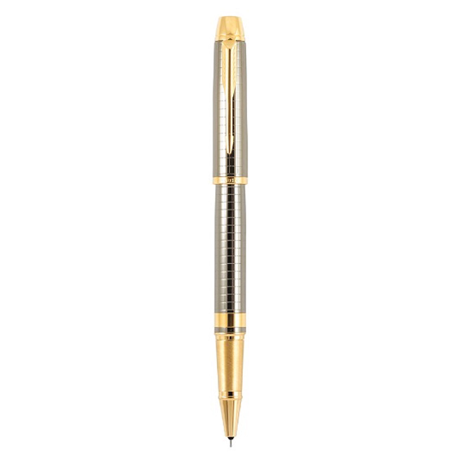 Parker Odyssey Gun Metal Chiseled GT Roller Ball Pen 9000025868
