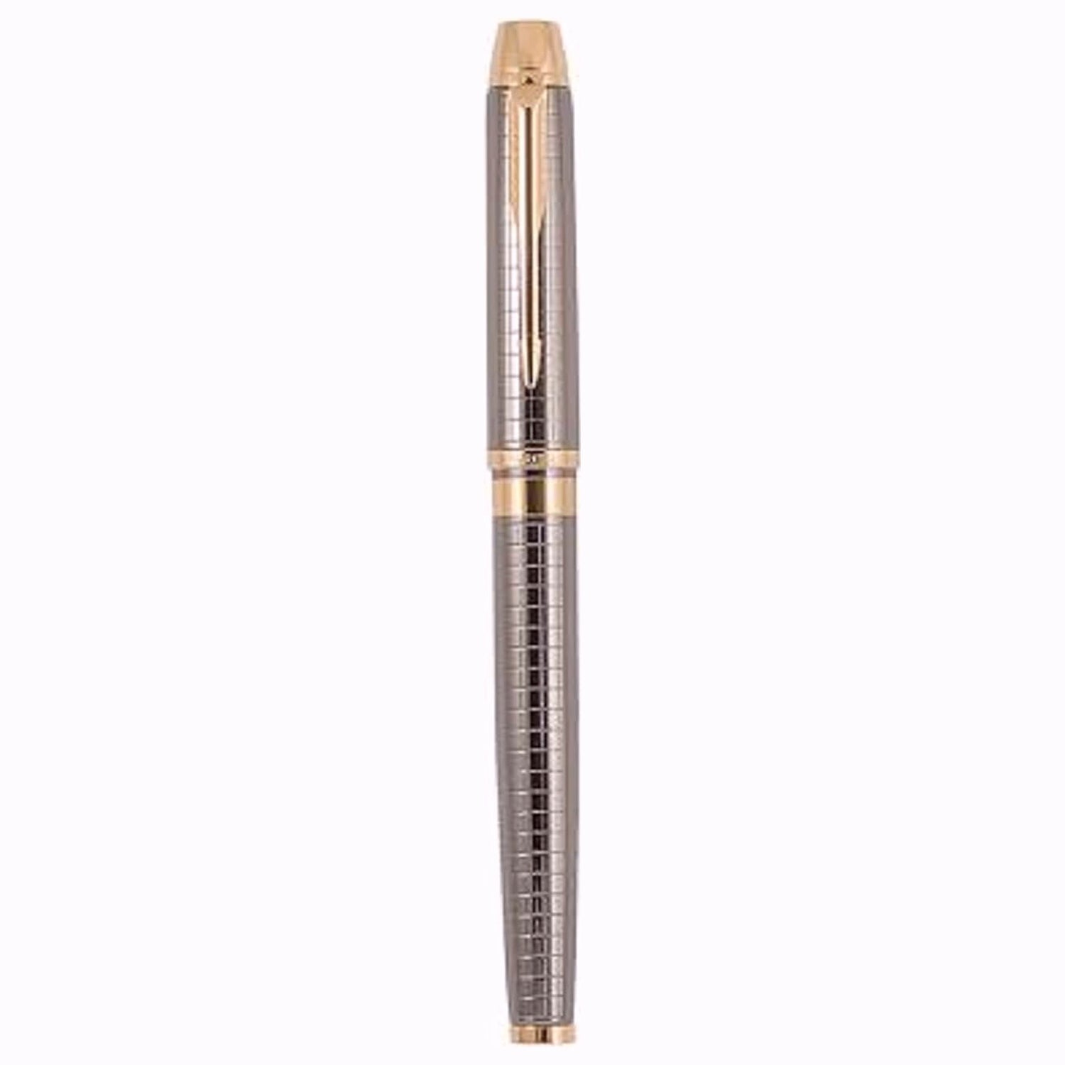 Parker Odyssey Gun Metal Chiseled GT Roller Ball Pen 9000025868