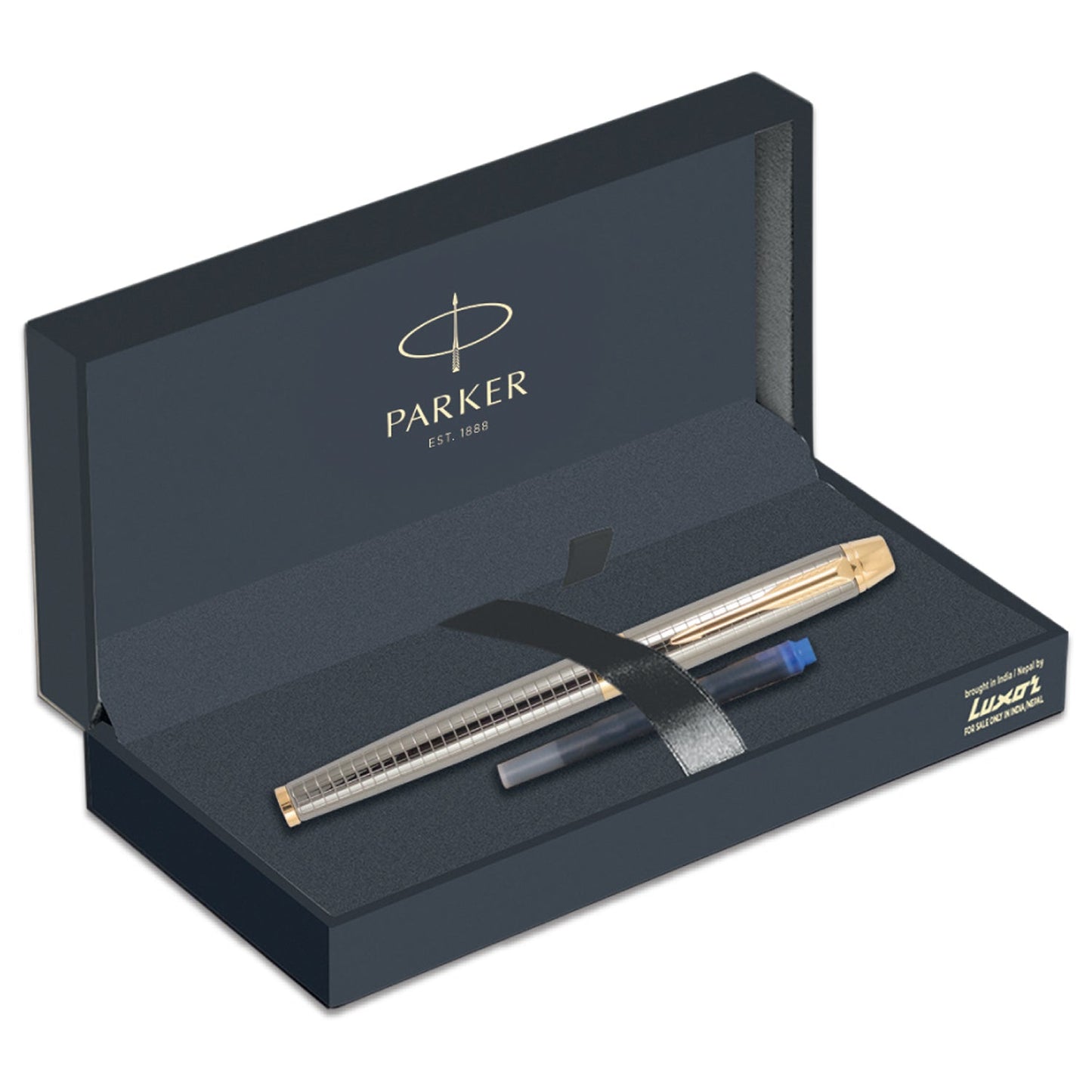 Parker Odyssey Gun Metal Chiseled GT Roller Ball Pen 9000025868