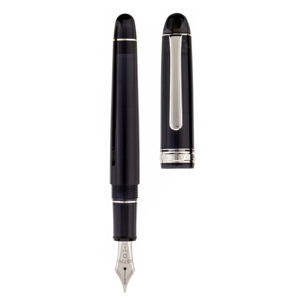 PLATINUM　#3776　センチュリー　ブラックダイヤモンド　F-nib 新品)PLATINUM プラチナ 万年筆 #3776 センチュリー ブラック