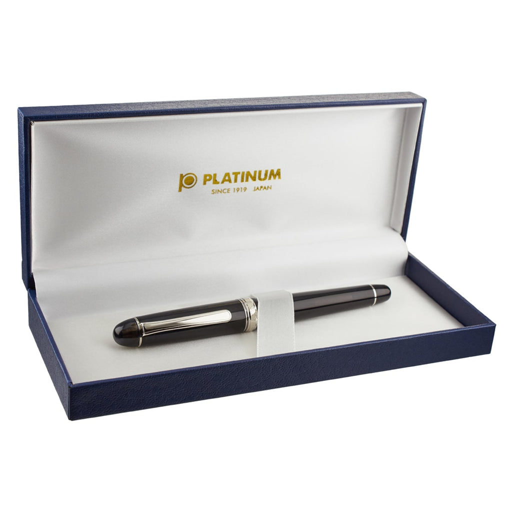Platinum #3776 Century Black Diamond ST Fountain Pen PNB15000CR7