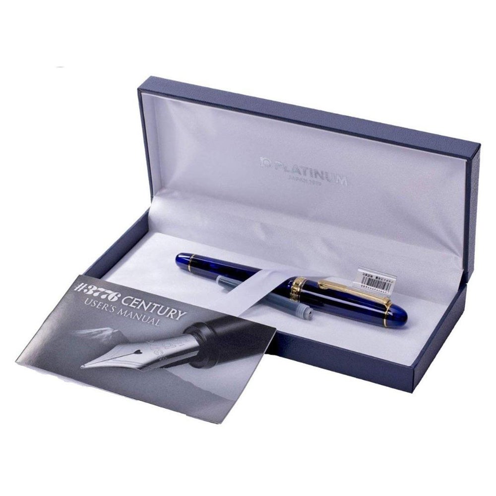 Platinum #3776 Century Chartres Blue GT Fountain Pen PNB1300051