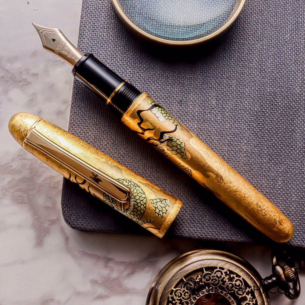 Platinum #3776 Century Kanazawa Gold Leaf Ascending Dragon GT Fountain Pen