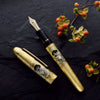 Platinum #3776 Century Kanazawa Gold Leaf & Fujin Raijin GT Fountain Pen 