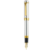 Platinum #3776 Century Pin Stripe Sterling Silver GT Fountain Pen