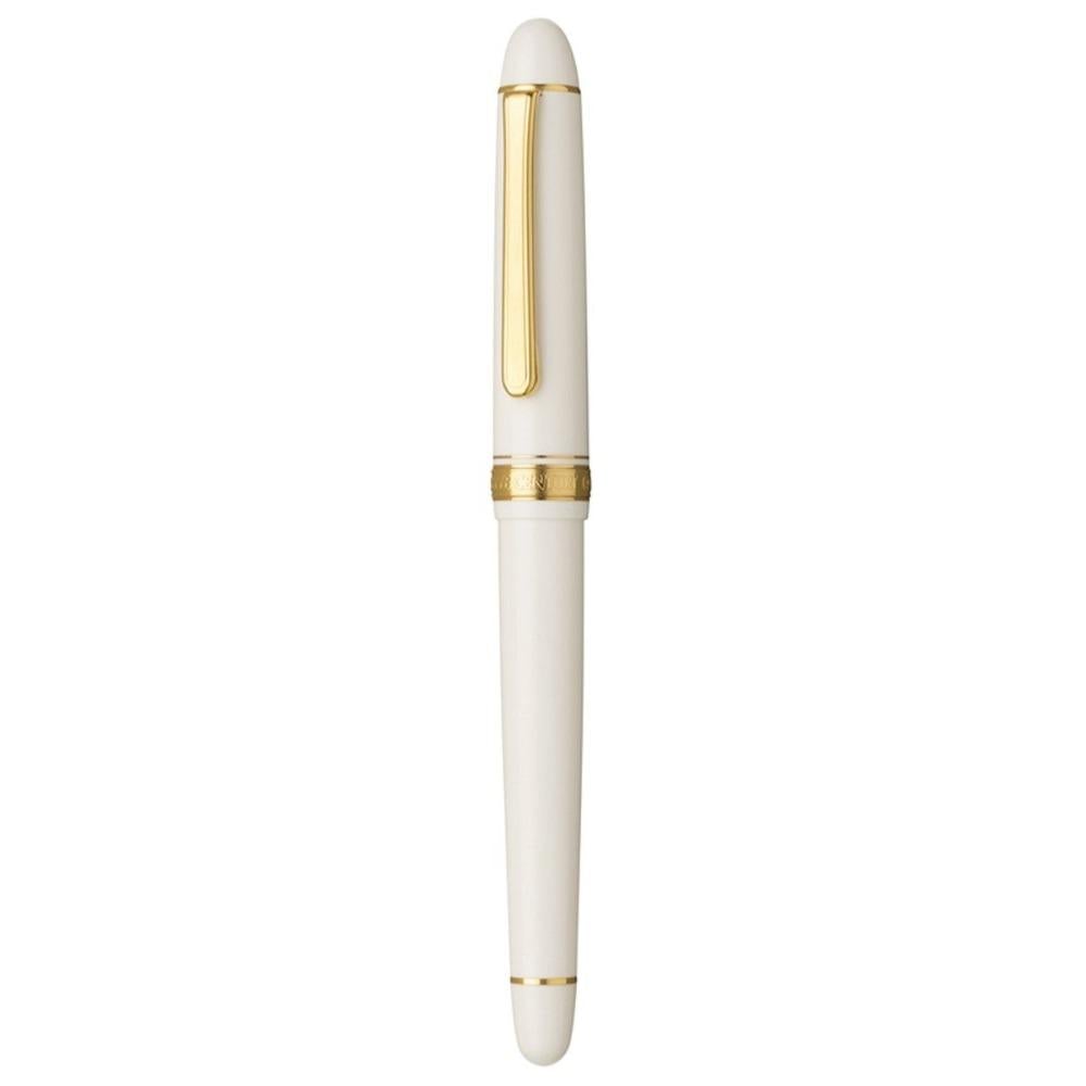 Platinum #3776 Century Chenonceau White GT Fountain Pen PNB130002