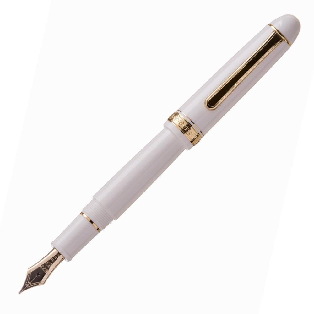 Platinum #3776 Century Chenonceau White GT Fountain Pen PNB130002