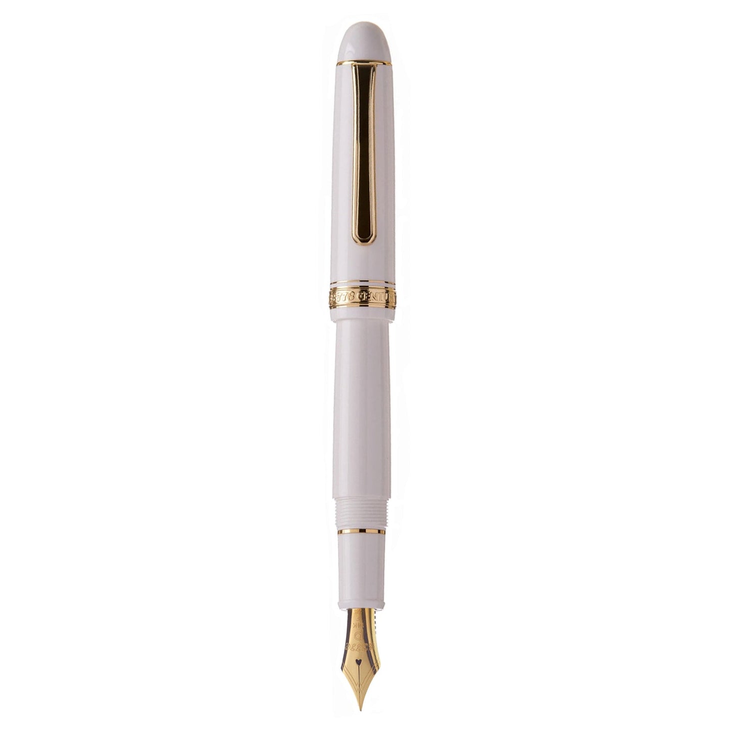Platinum #3776 Century Chenonceau White GT Fountain Pen PNB130002
