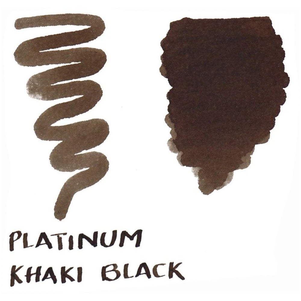 Platinum Classic Ink Bottle (Khaki Black - 60 ML) INKK200061