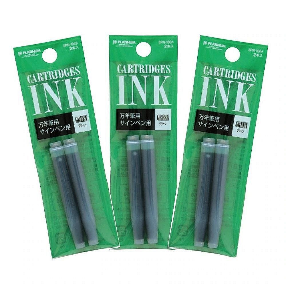 Platinum Dye Ink Cartridge (Green - Pack of 2) SPN100A41