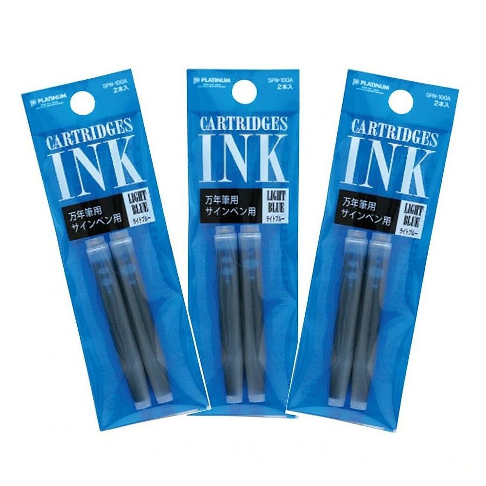 Platinum Dye Ink Cartridge (Light Blue - Pack of 2) SPN100A57