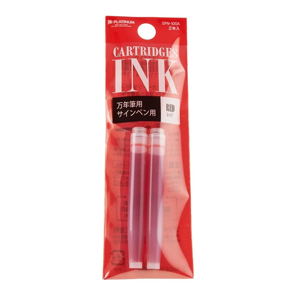 Platinum Dye Ink Cartridge (Red - Pack of 2) SPN100A11