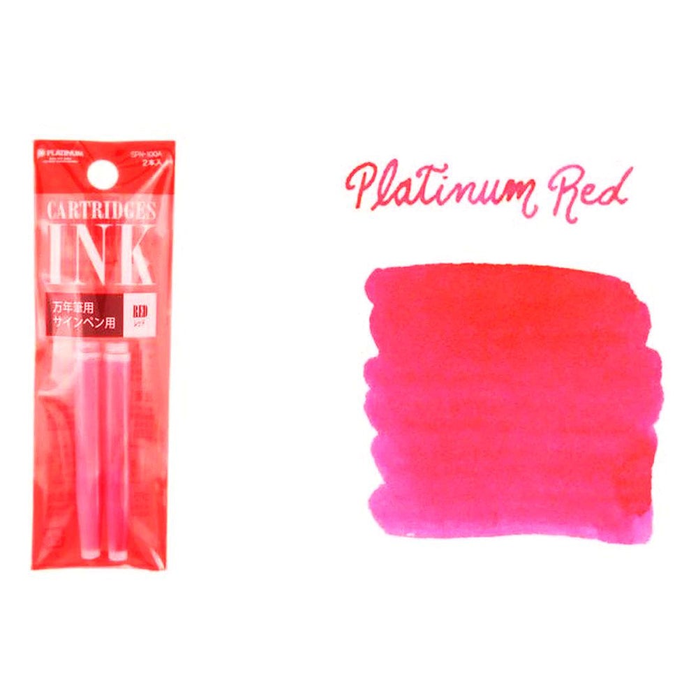 Platinum Dye Ink Cartridge (Red - Pack of 2) SPN100A11
