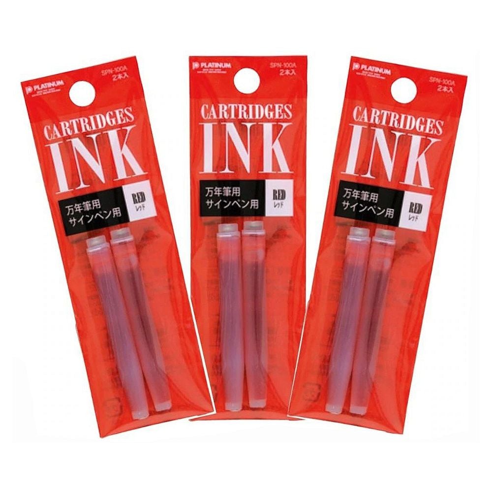 Platinum Dye Ink Cartridge (Red - Pack of 2) SPN100A11
