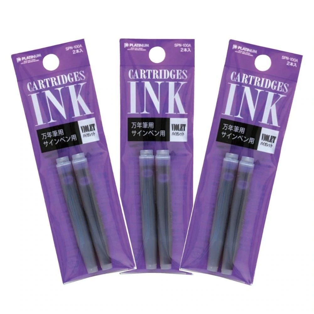 Platinum Dye Ink Cartridge (Violet - Pack of 2) SPN100A28