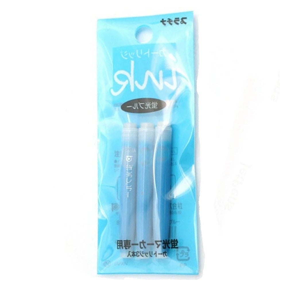 Platinum Highlighter Ink Cartridge (Blue - Pack of 3) SPK150N56