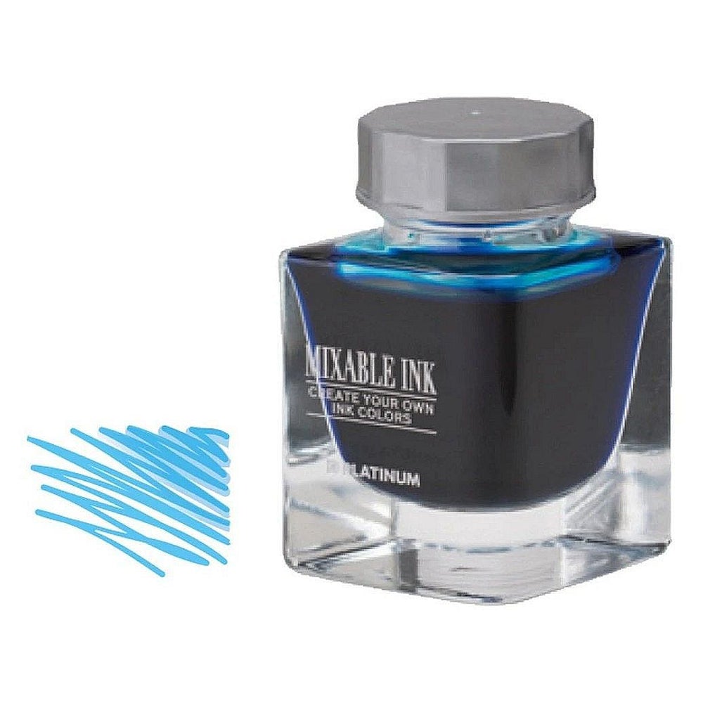 Platinum Mixable Ink Bottle (Aqua Blue - 20 ML) INKM100057