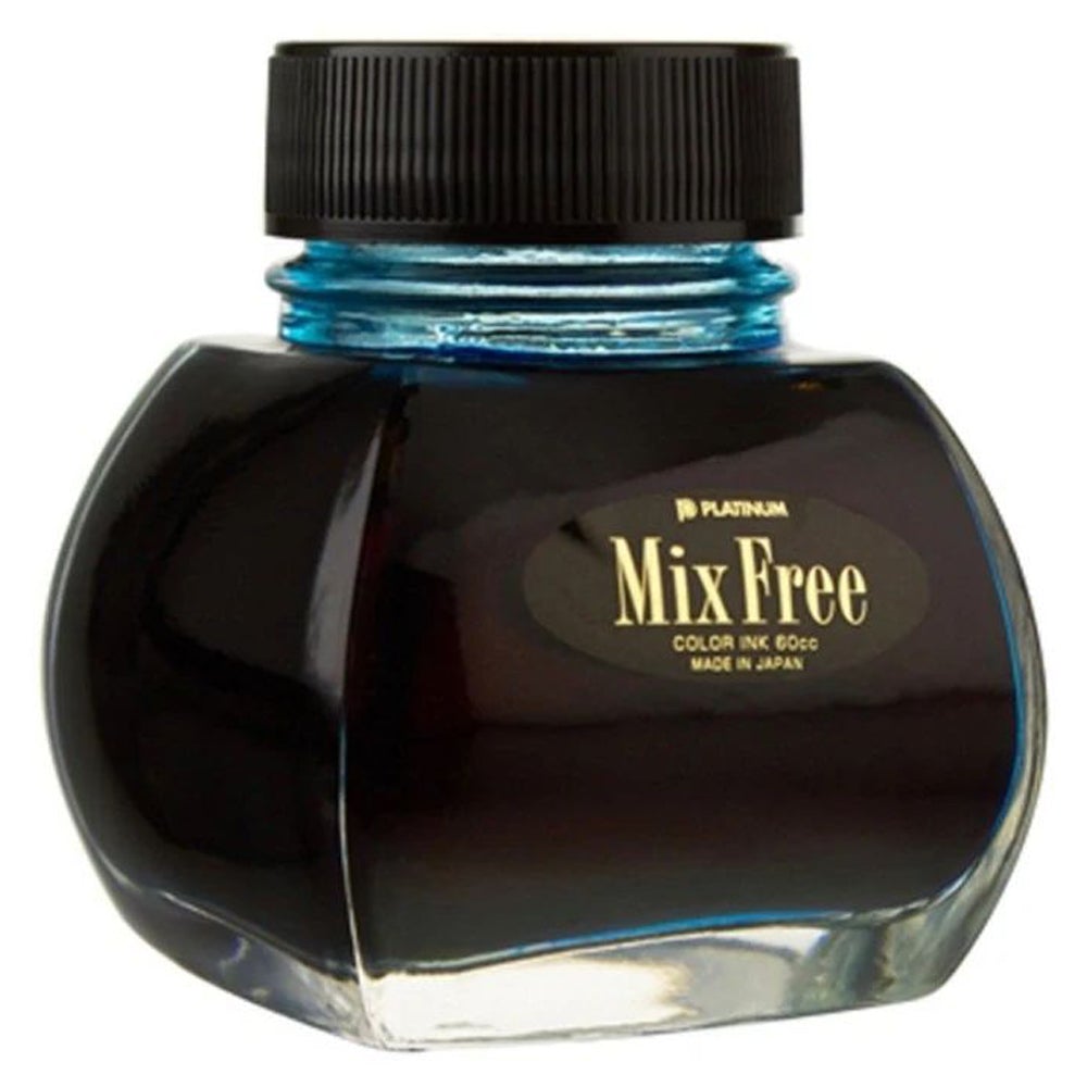 Platinum Mixable Ink Bottle (Aqua Blue - 60 ML) INKM120057