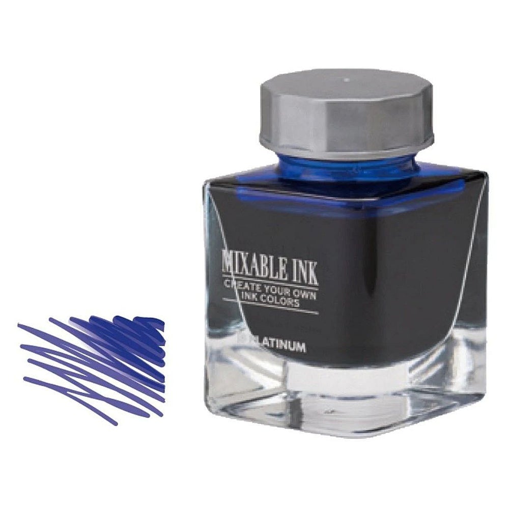 Platinum Mixable Ink Bottle (Aurora Blue - 20 ML) INKM100055