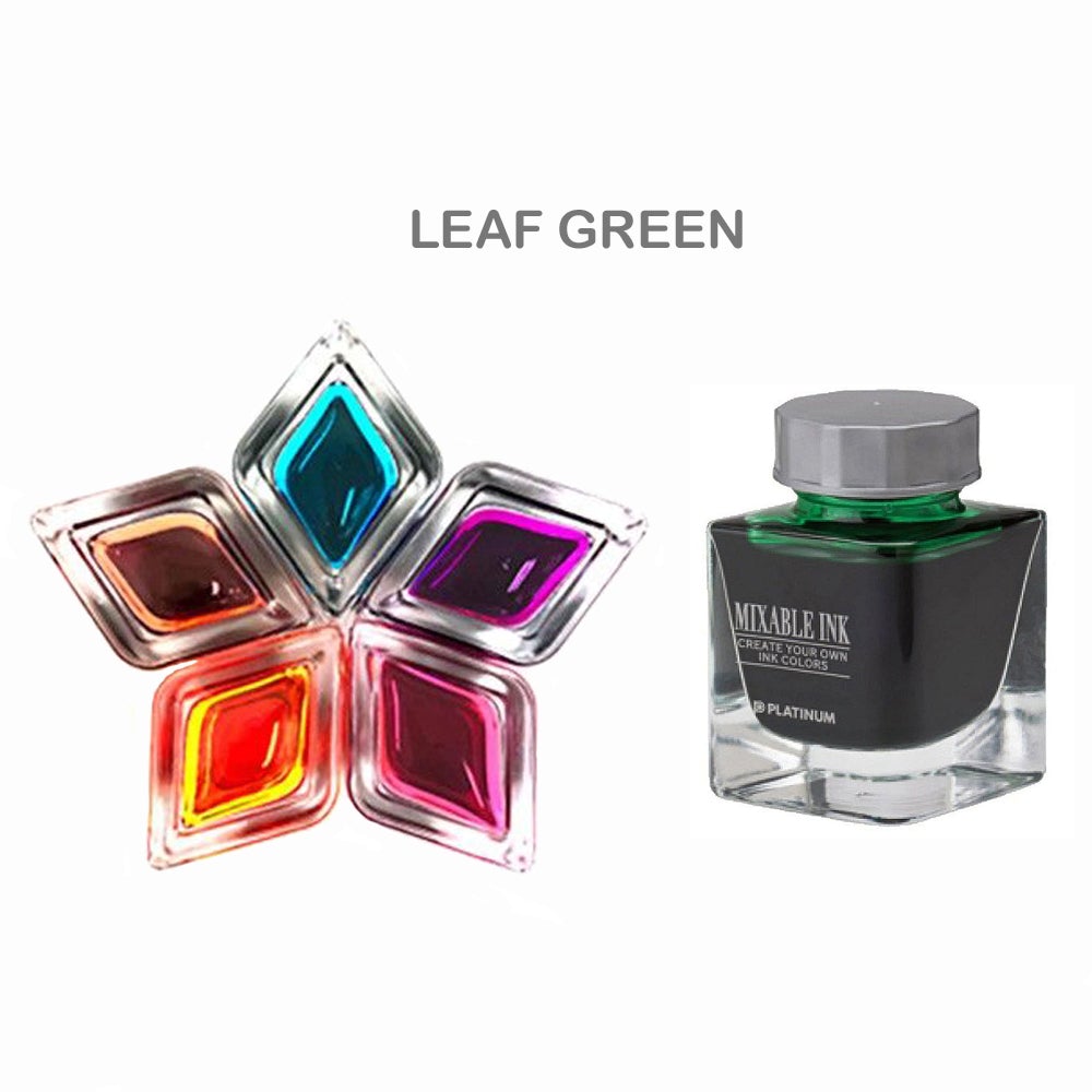 Platinum Mixable Ink Bottle (Leaf Green - 20 ML) INKM100041