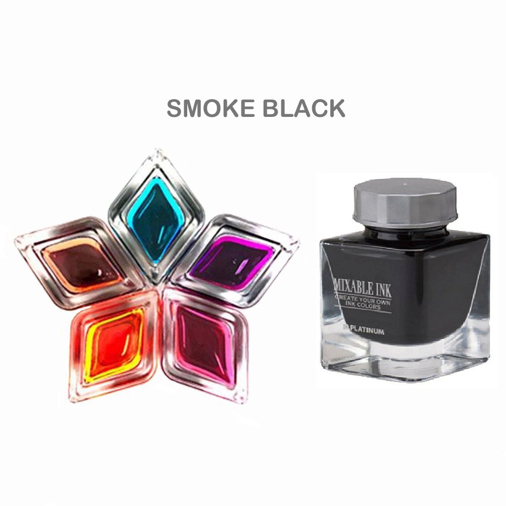 Platinum Mixable Ink Bottle (Smoke Black - 20 ML) INKM10001
