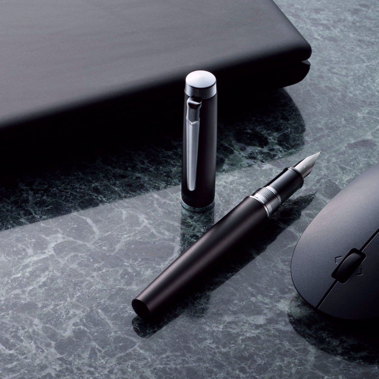 Platinum Procyon Luster Black Mist CT Fountain Pen
