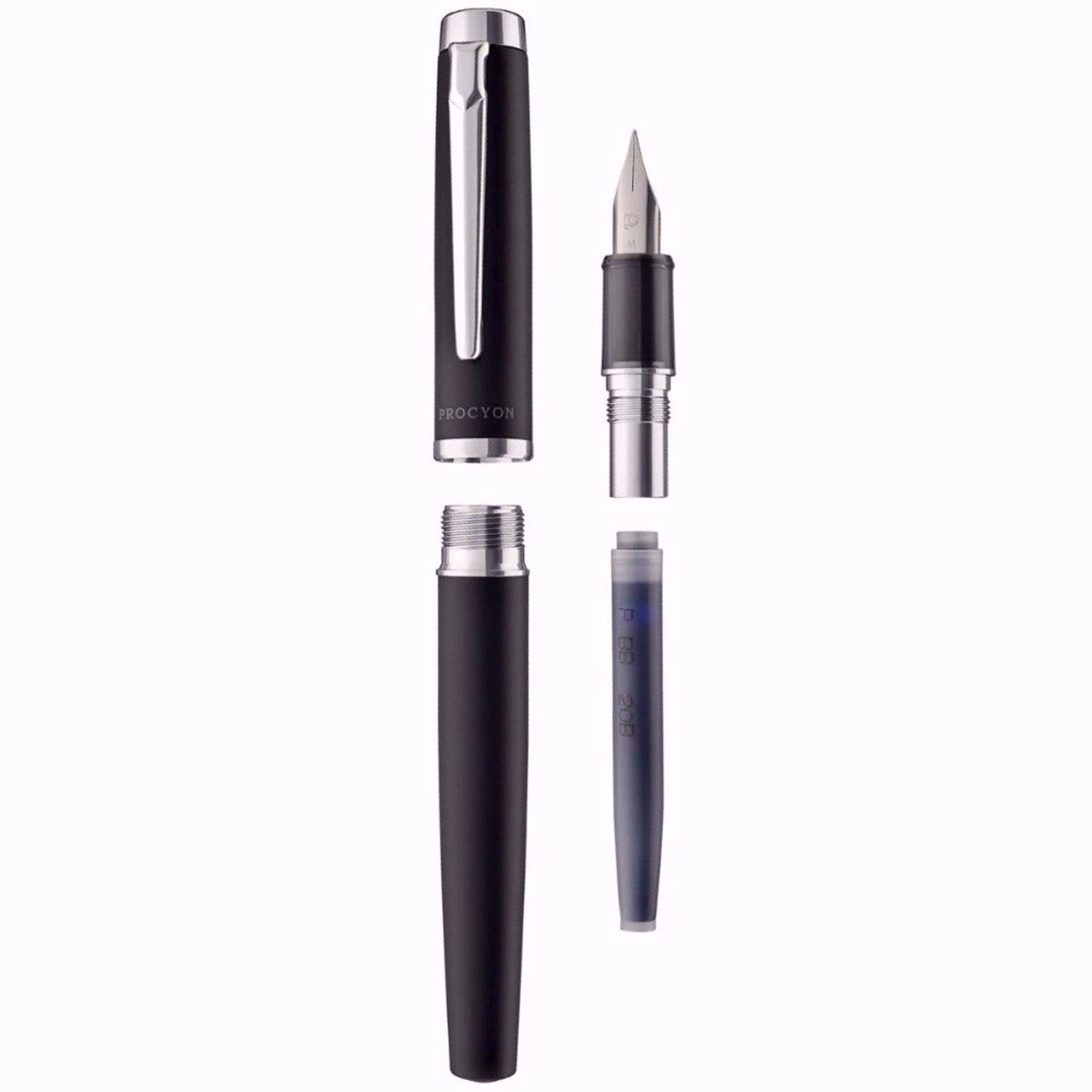 Platinum Procyon Luster Black Mist CT Fountain Pen
