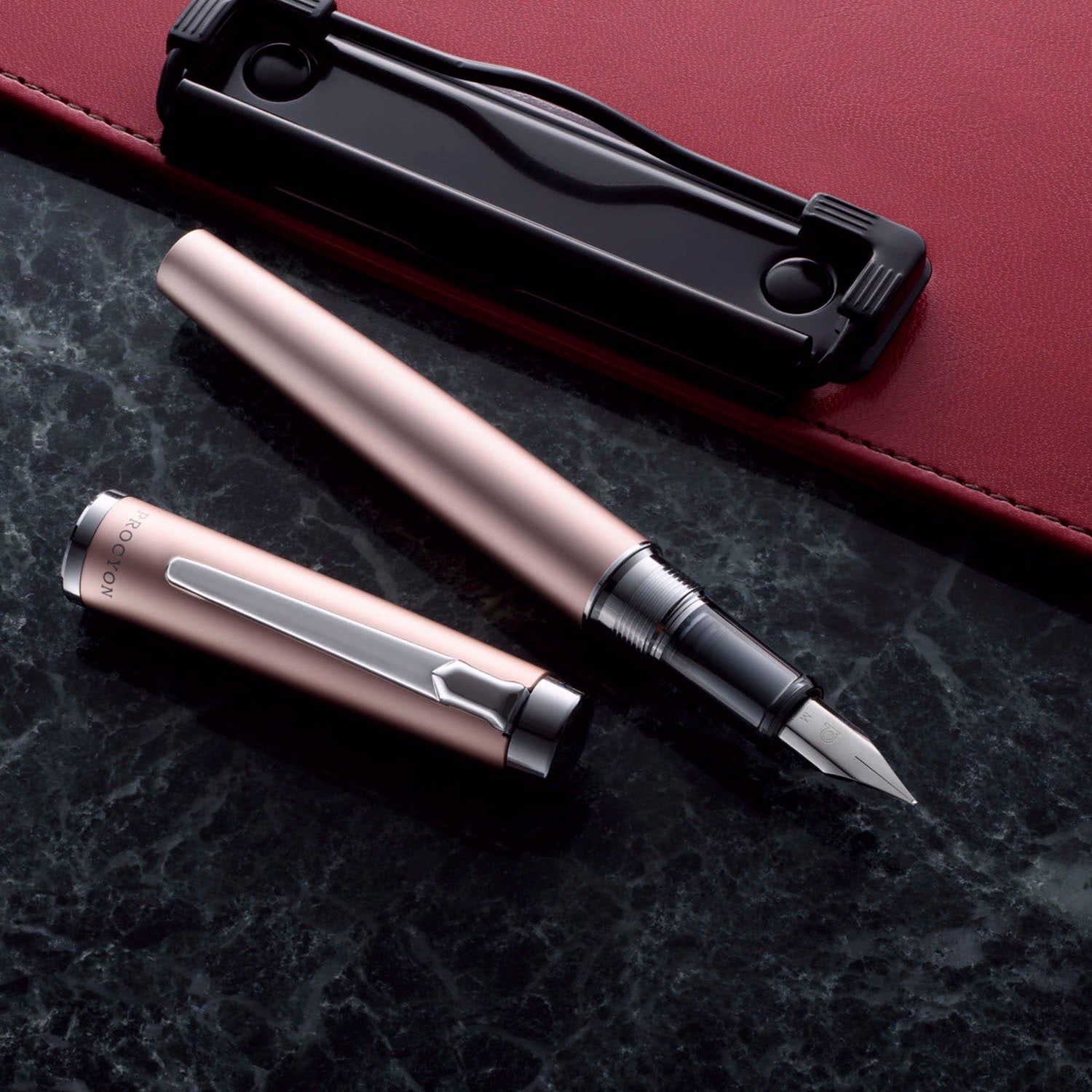 Platinum Procyon Luster Rose Gold CT Fountain Pen