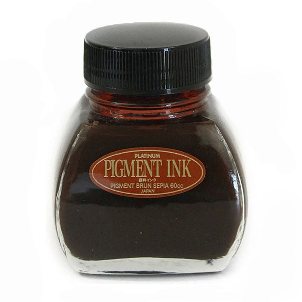 Platinum Pigment Ink Bottle (Brown Sepia - 60 ML) INKG150065