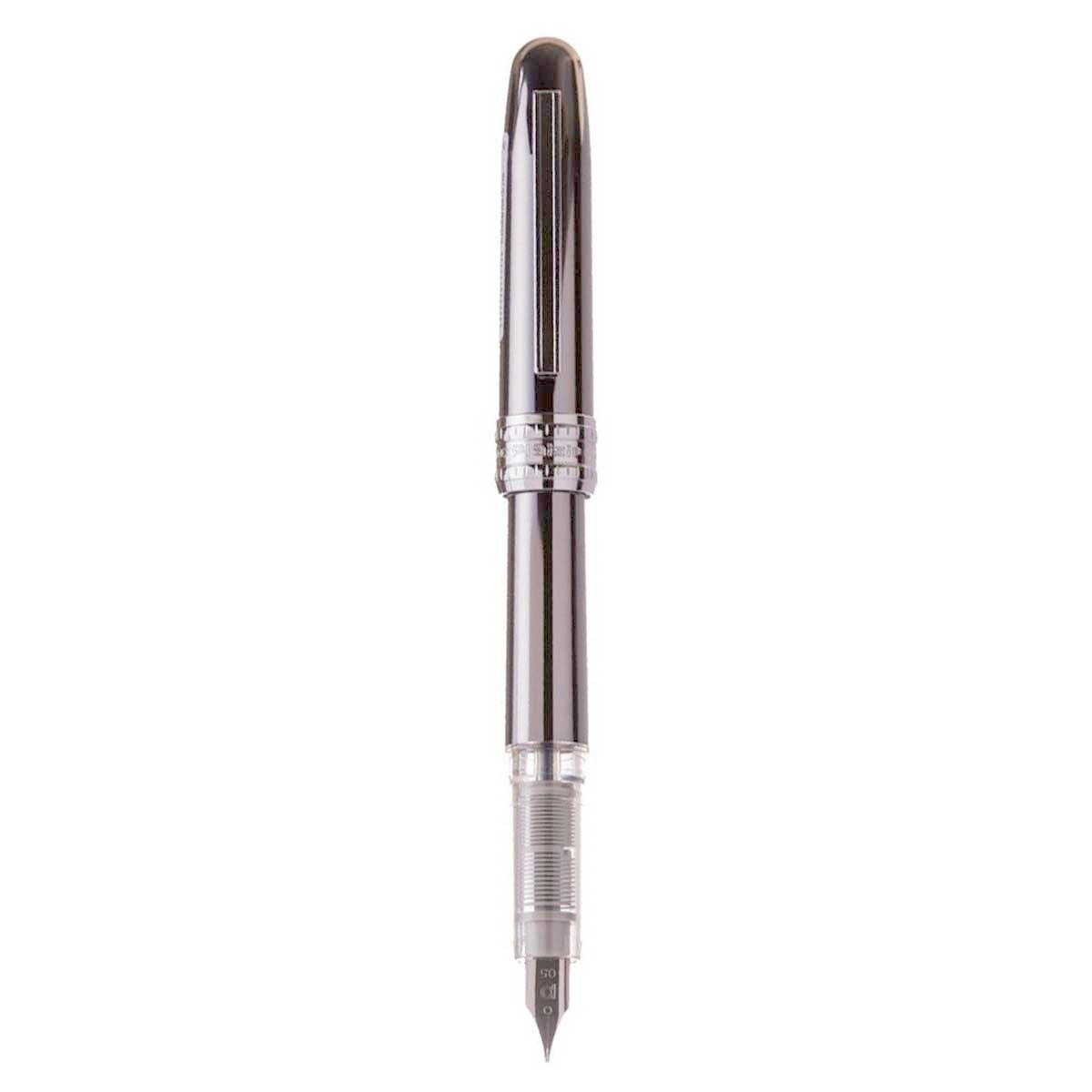 Platinum Plaisir Gun Metal Fountain Pen PGB100098