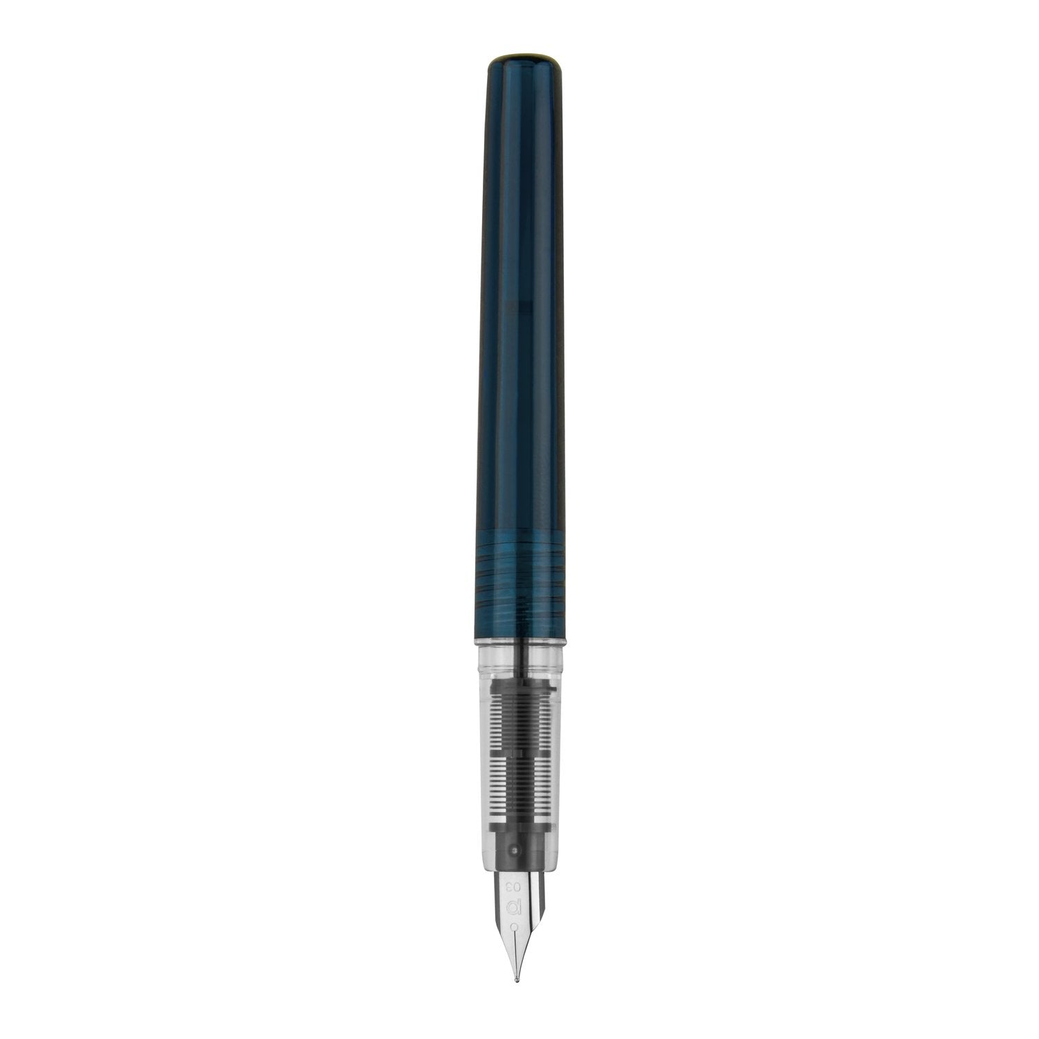 Platinum Prefounte Fountain Pen (Graphite Blue)
