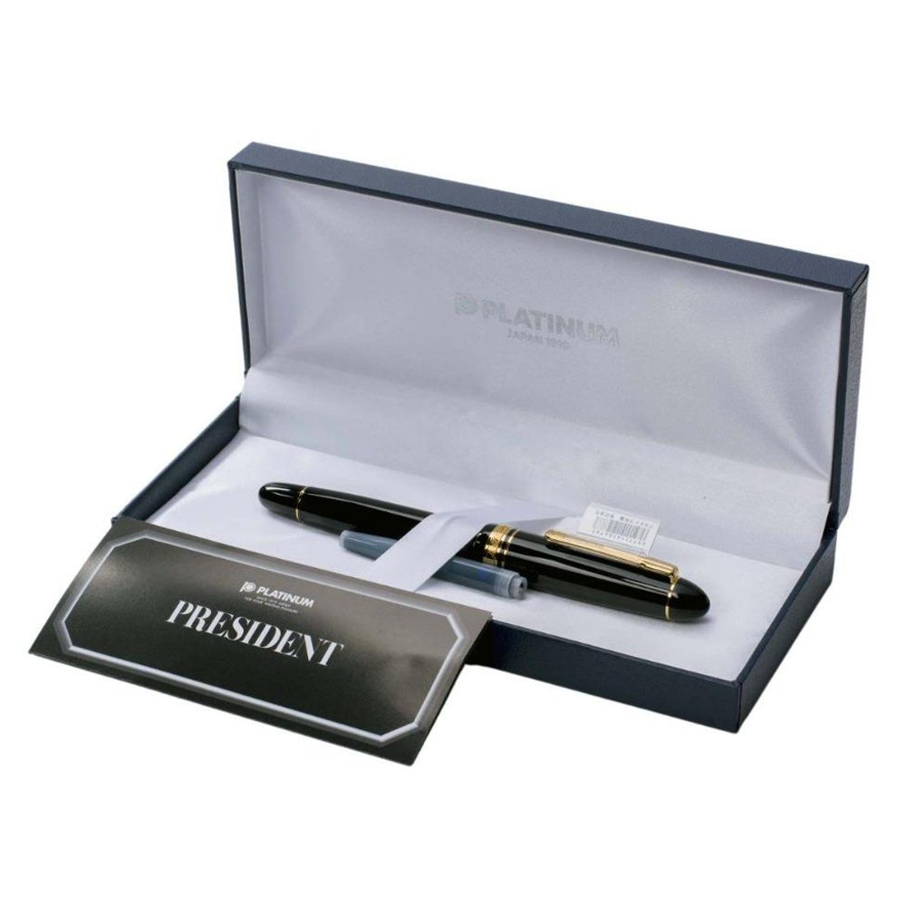 Platinum President Black GT Fountain Pen PTB20000P1