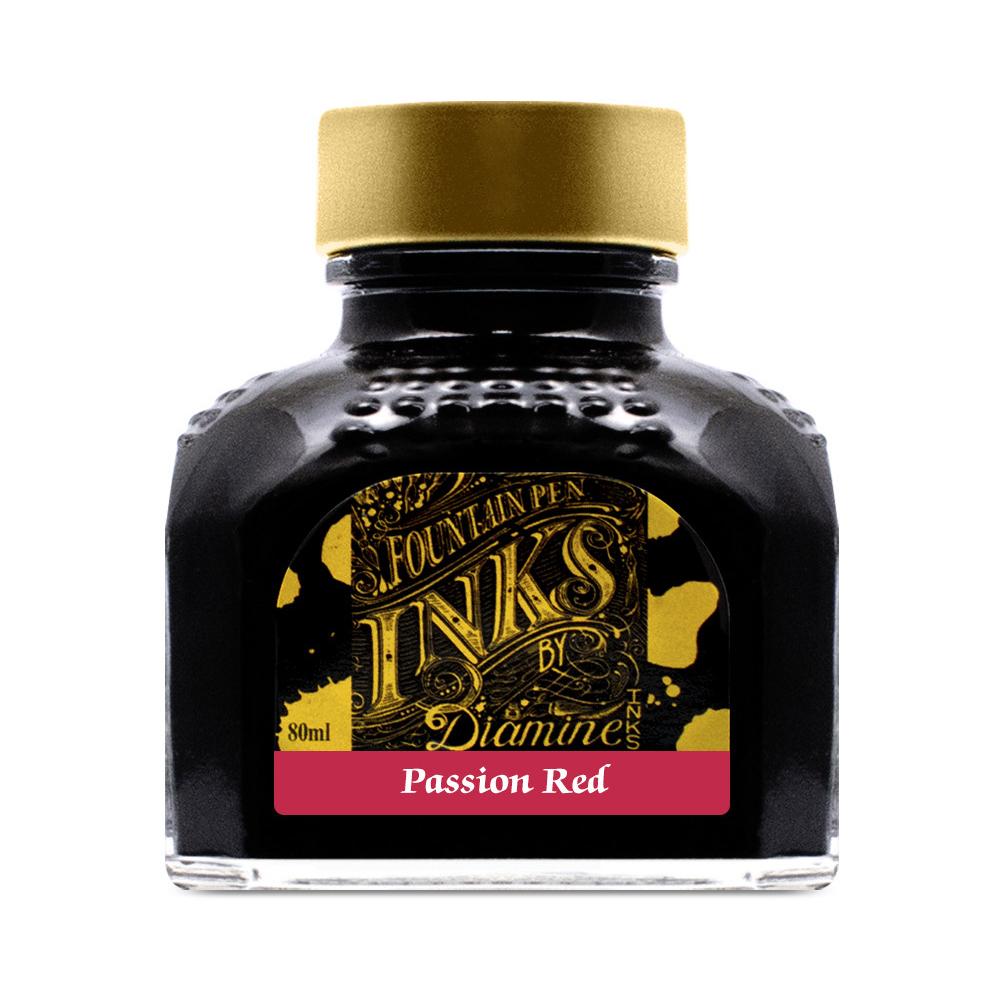 Diamine Ink Bottle (Passion Red - 80ML) 828375
