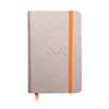 Rhodiarama Hardcover Beige Notebook (105X148mm - Plain) 118625C